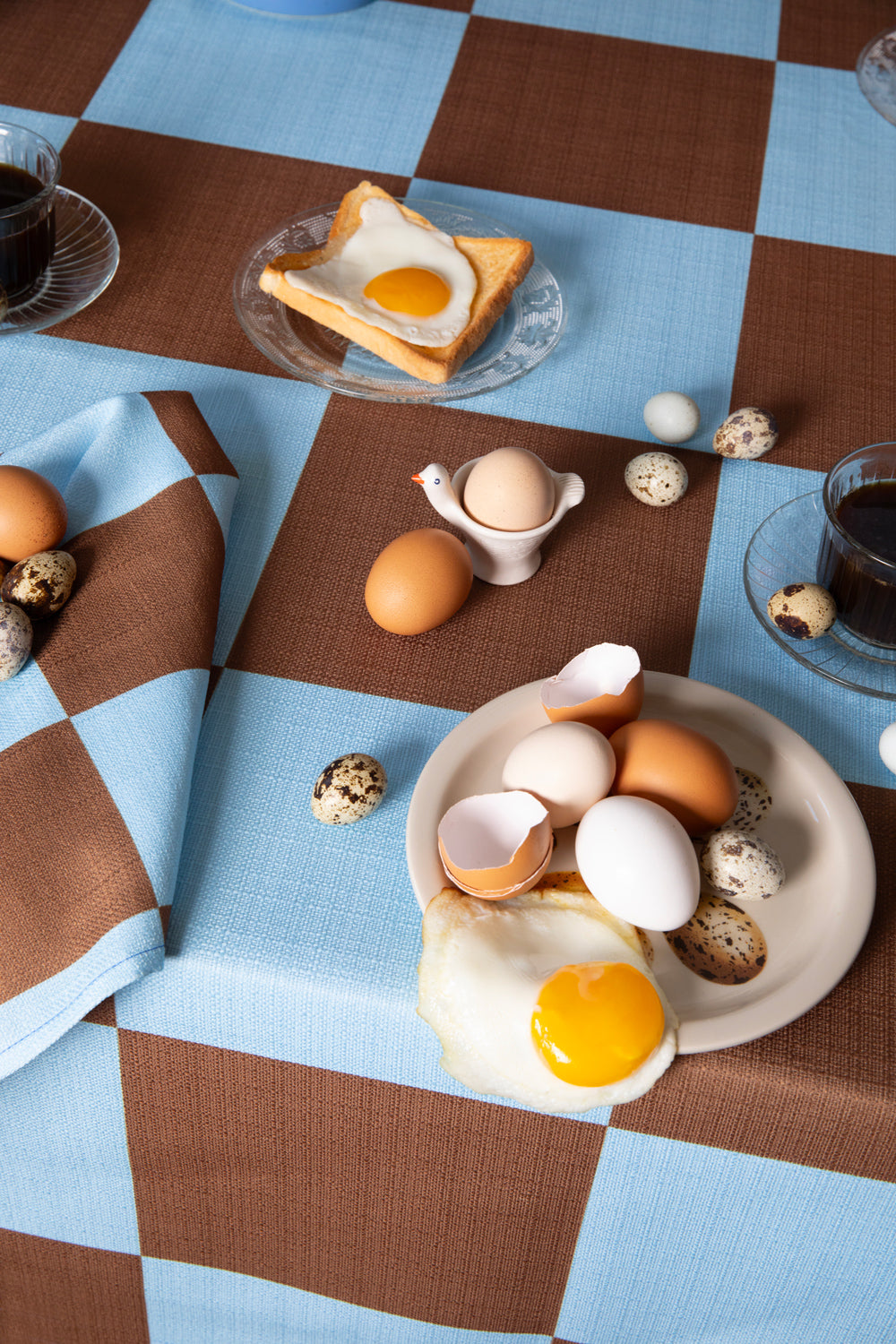Check Blue Brown | Napkins