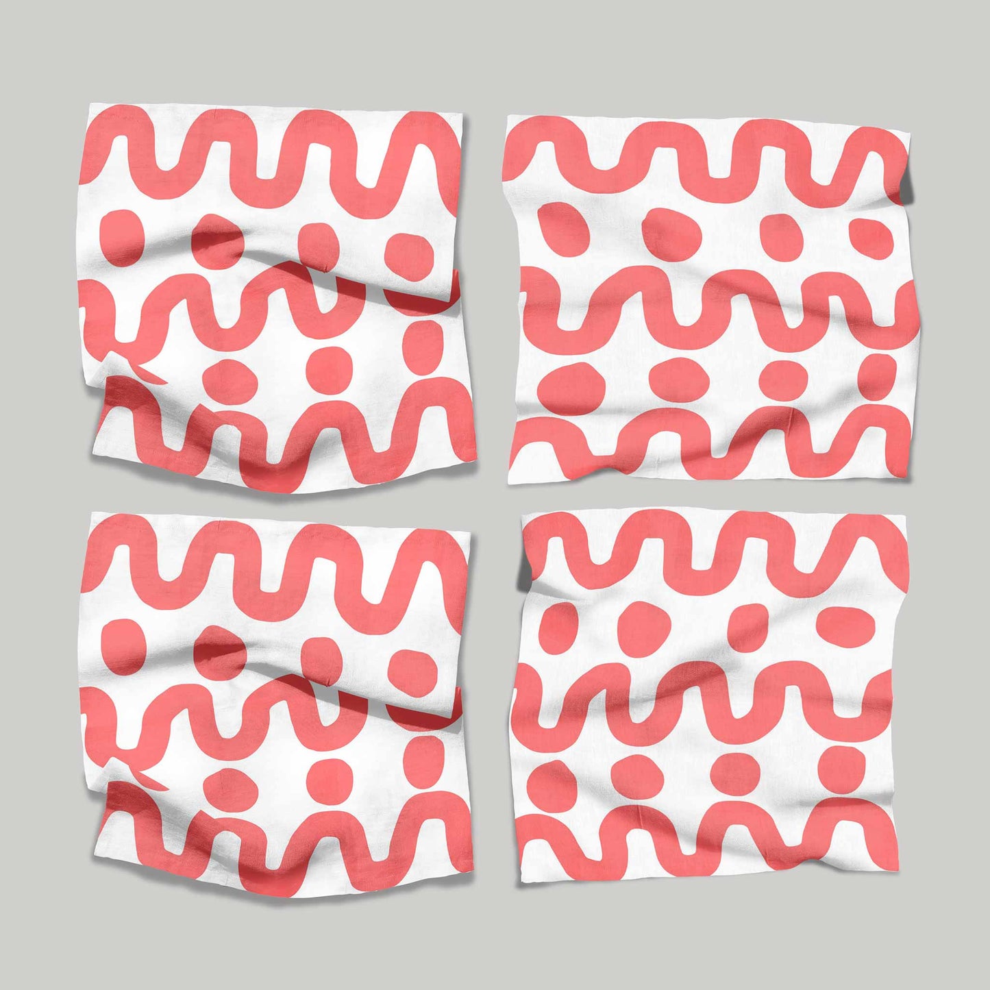 Dot Dot Dash Salmon | Napkins