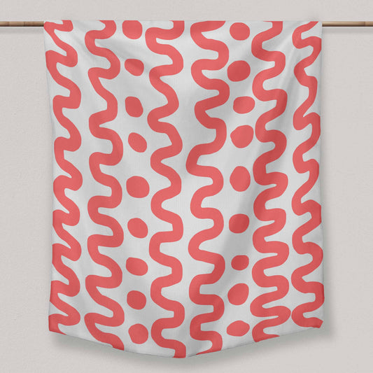 Dot Dot Dash Salmon | Tablecloth