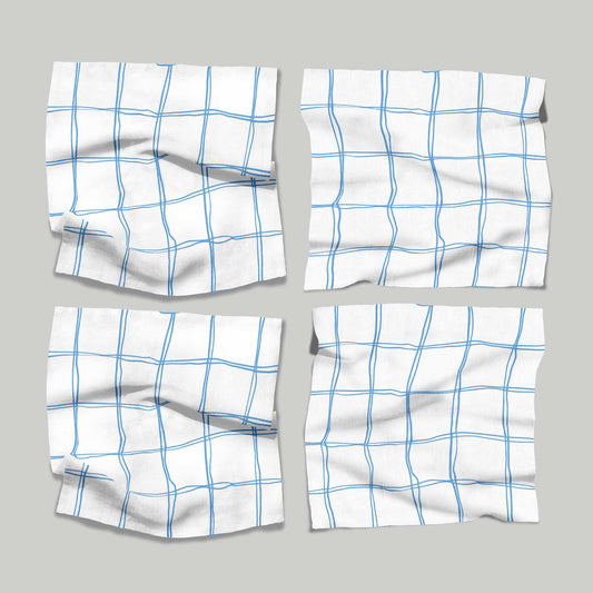 Blue and White Check | Napkins