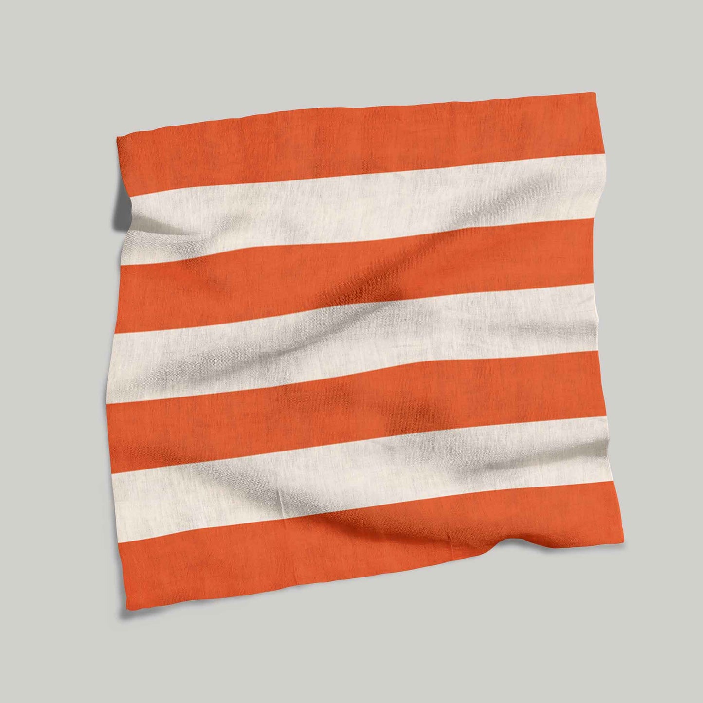 Orange and Cream Stripes | Napkins
