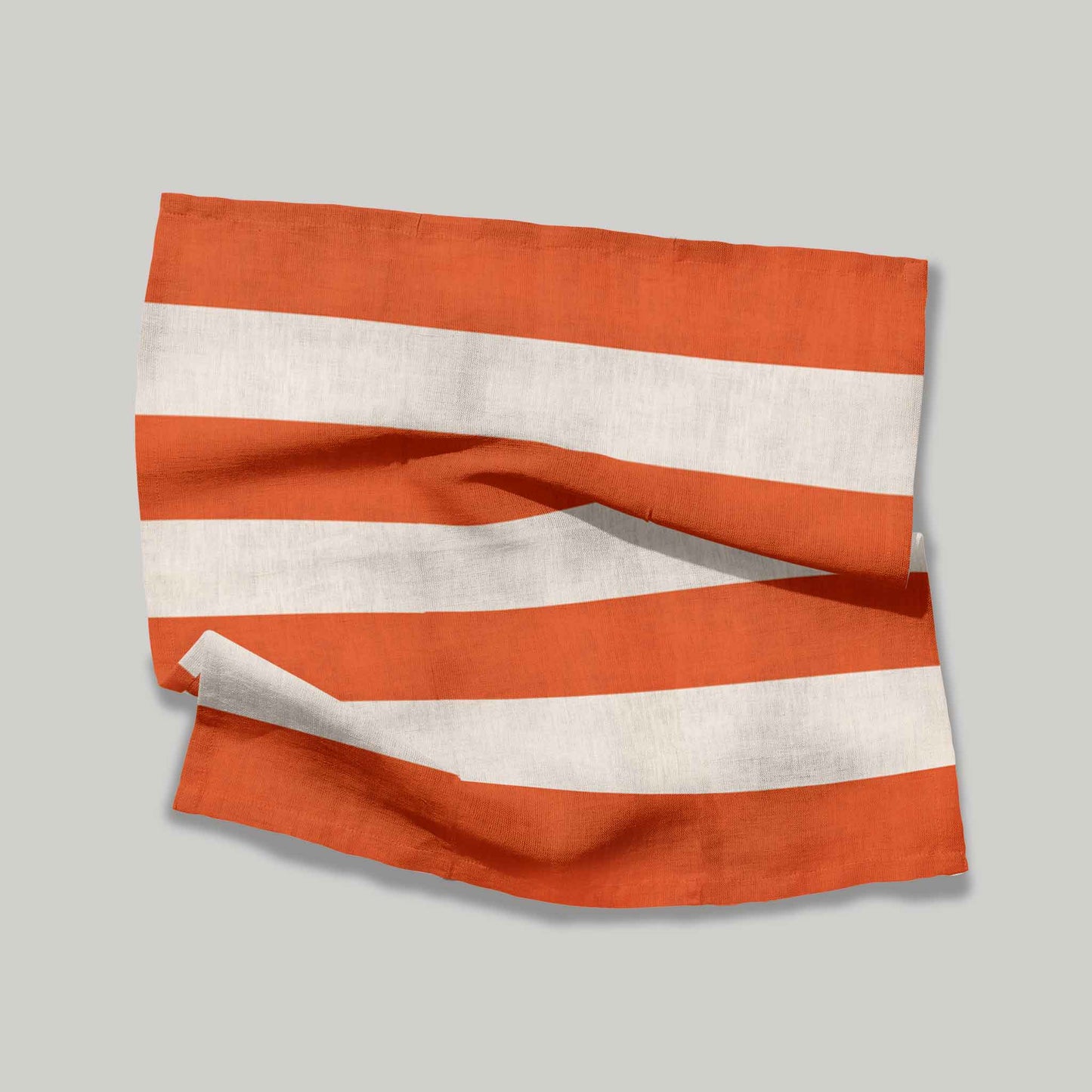 Orange and Cream Stripes | Napkins
