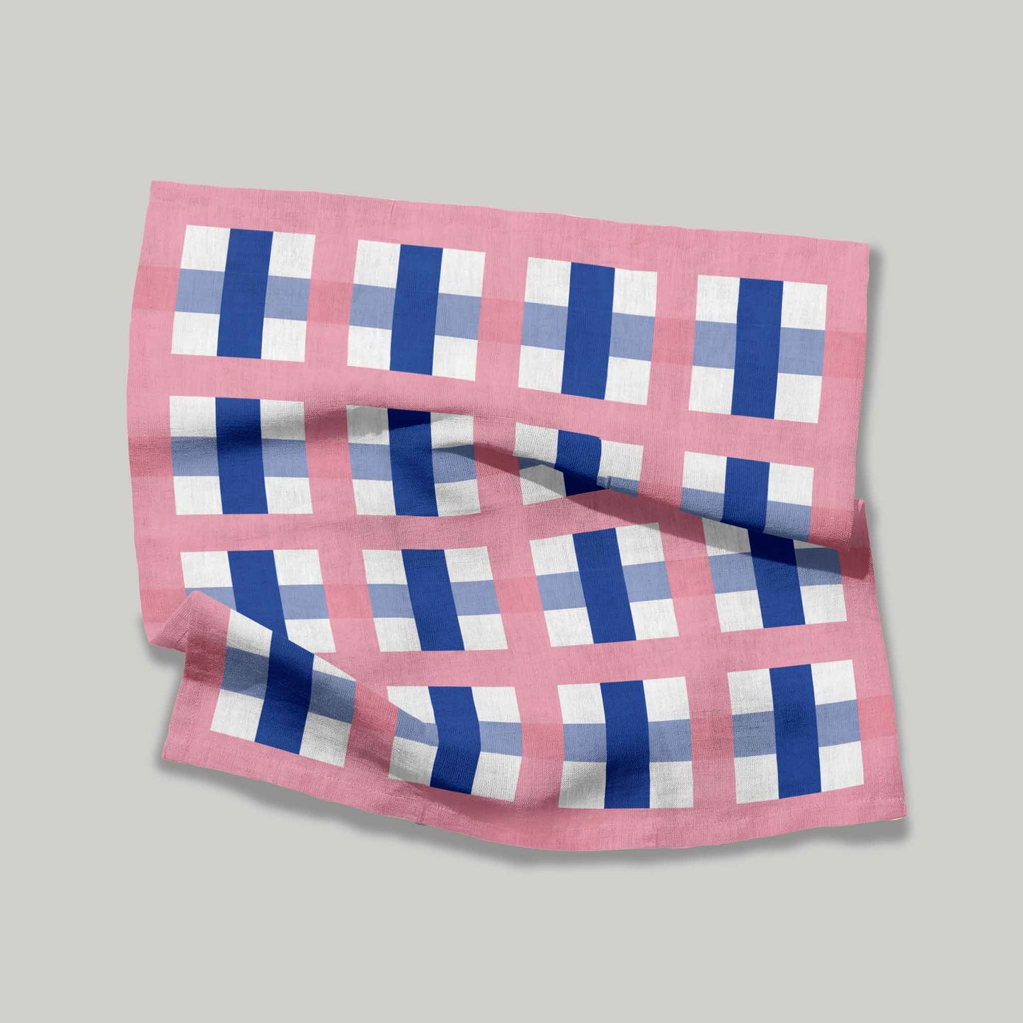 Pink & Blue Checks | Napkins
