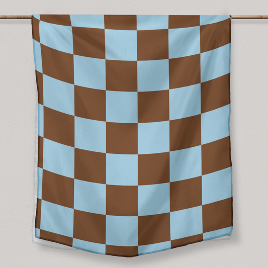 Check Blue Brown | Table Cloth