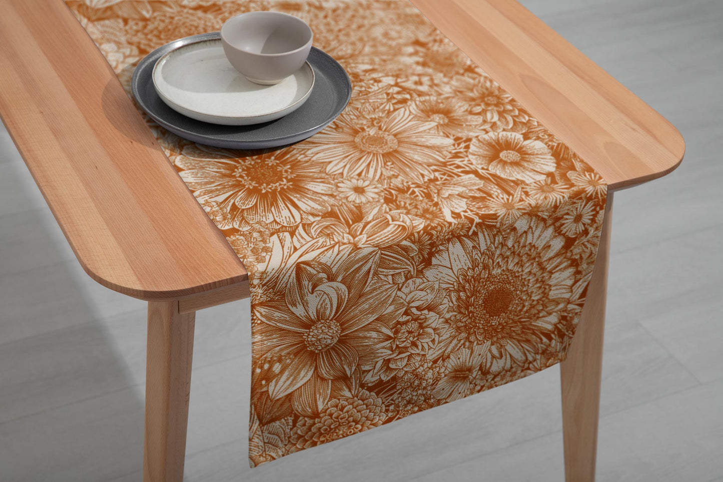 Brown Blome | Table Runner